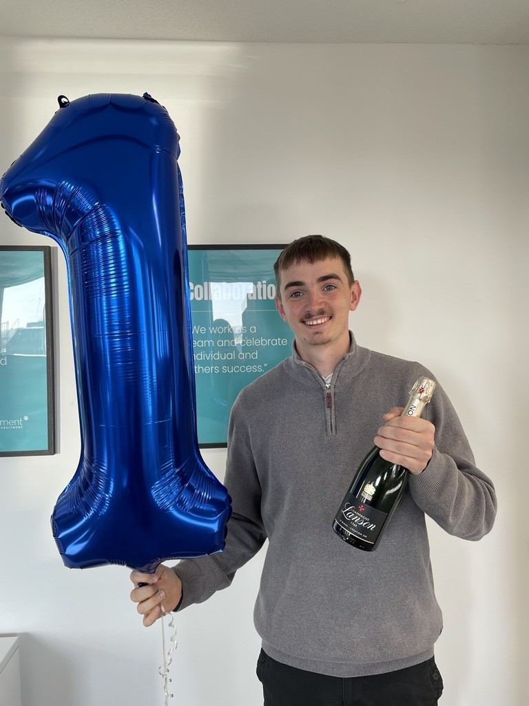 Happy one year work-iversary to James (JOD) at Element Recruitment!
